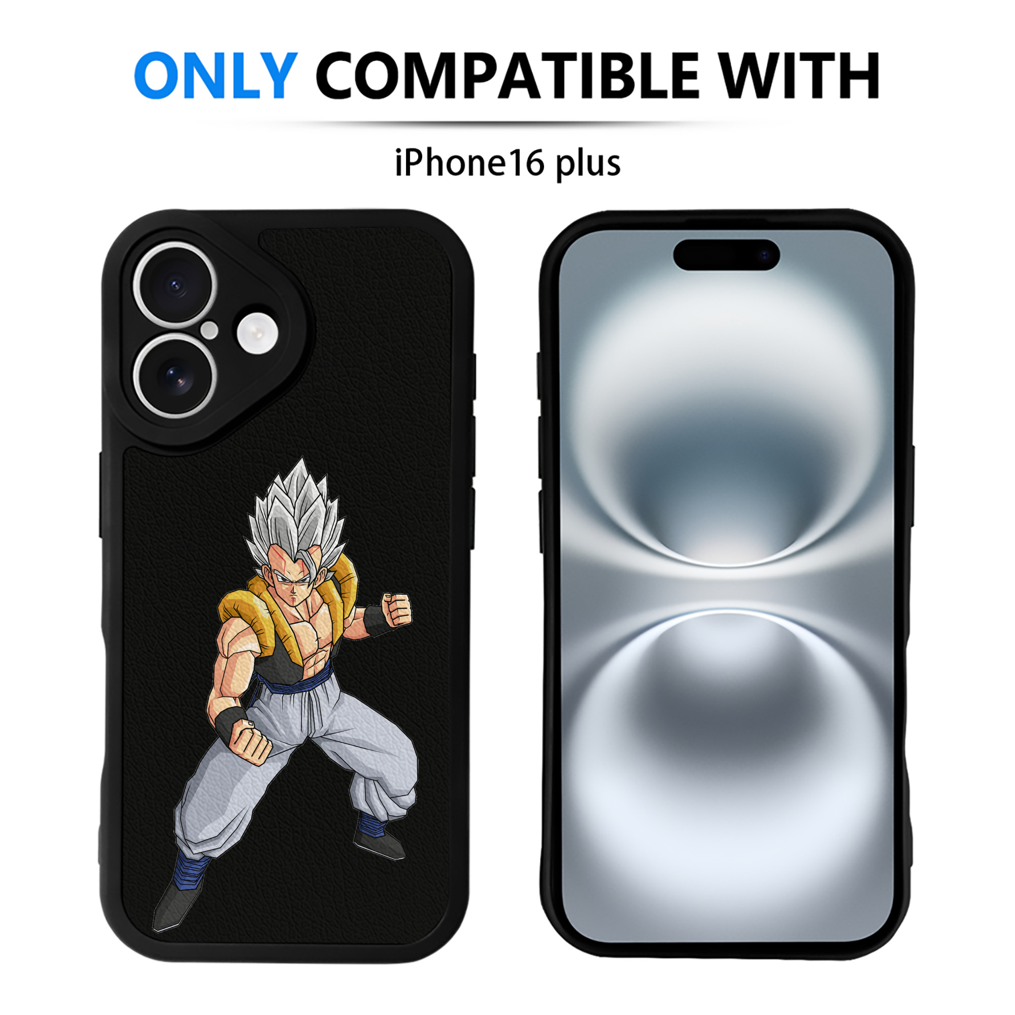 （画像用） ドラゴンボール ベジータ四世（Bejīta Yonsei）DRAGON BALL Vegeta IV 【iPhone 16シリーズ対応】シリコンスマホケース（レザー調） 材質：シリコン